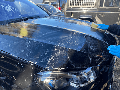 天然植物性のカーシャンプーでの手洗い洗車