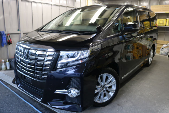 アルファードの車ガラスコーティングならお任せ！只今お得な 