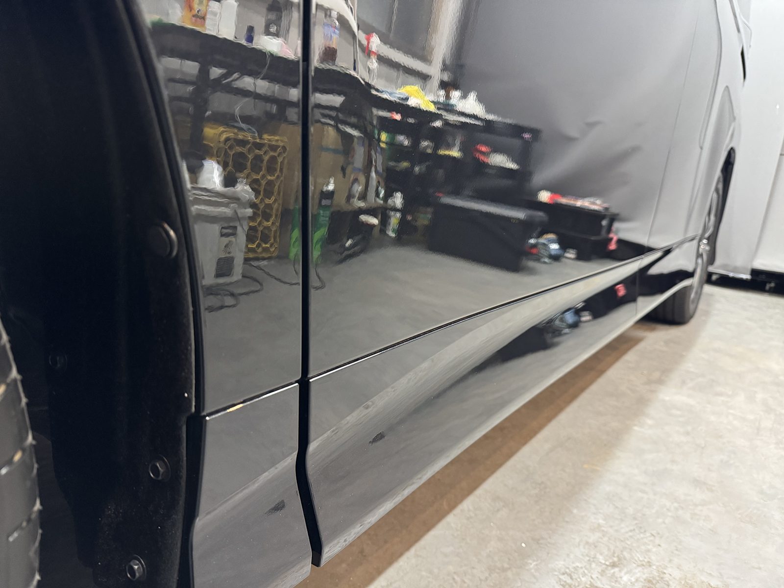 令和7年のヴォクシーの車コーティング施工後