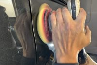 令和7年のヴォクシーの車コーティングの磨き