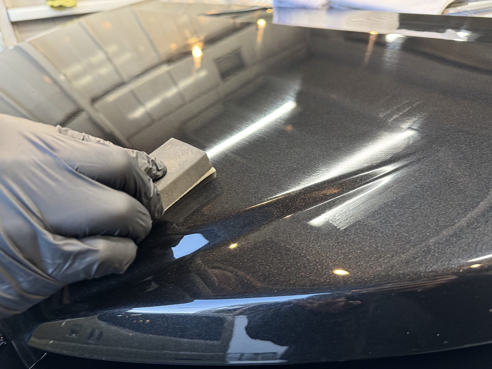 令和7年のヴォクシーの車コーティング塗布