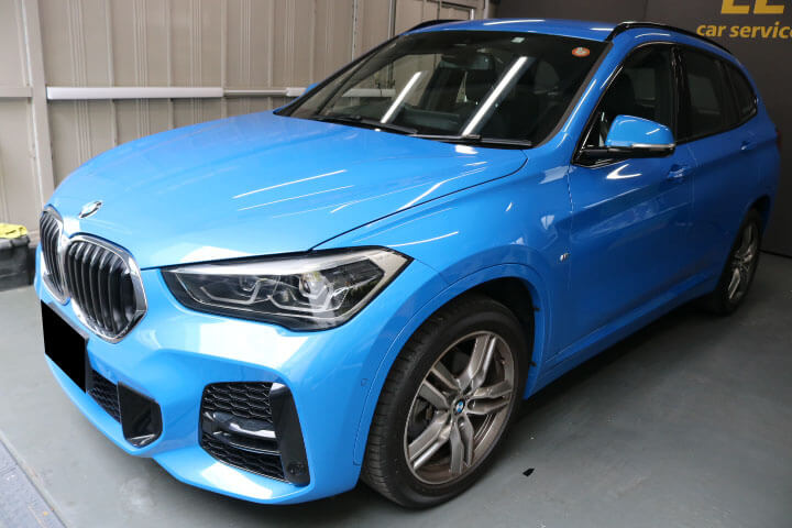 令和元年のBMWX1の車コーティング施工後