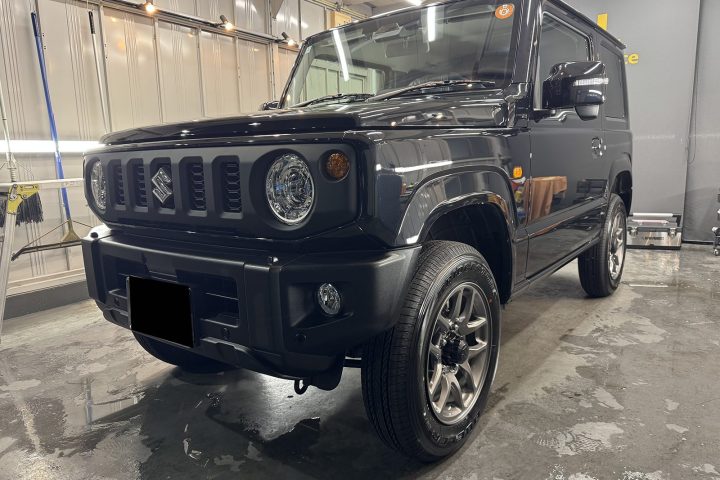 ジムニーの車コーティング施工後