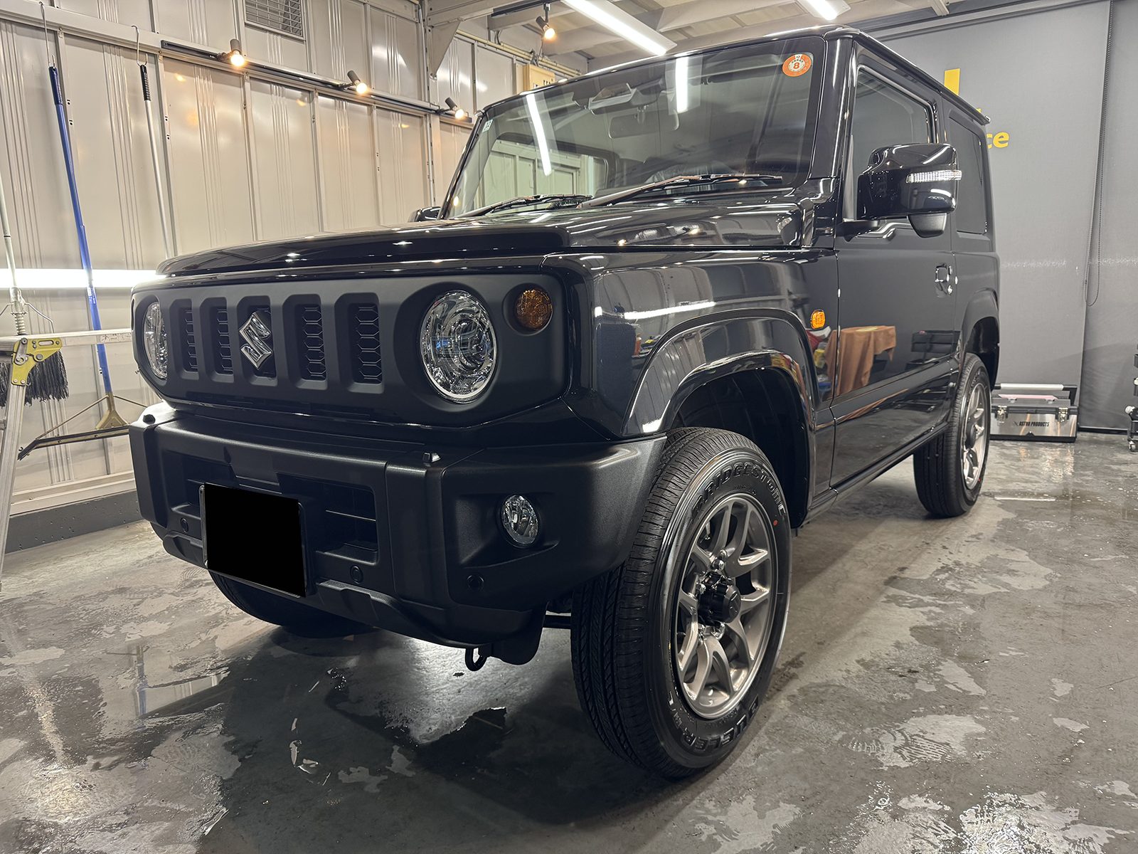ジムニーの車コーティング施工後