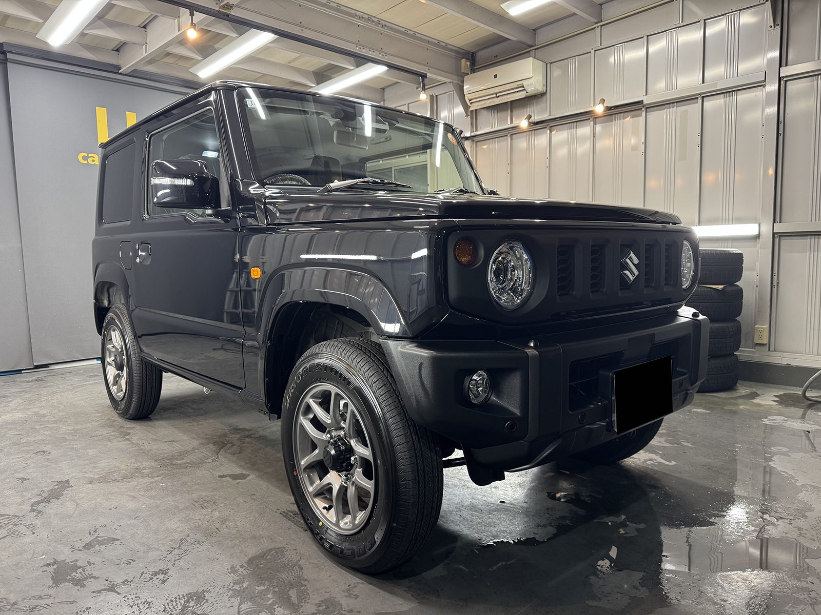 ジムニーの車コーティング施工後