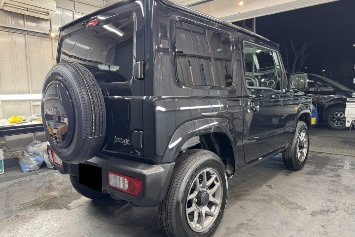 ジムニーの車コーティング施工後