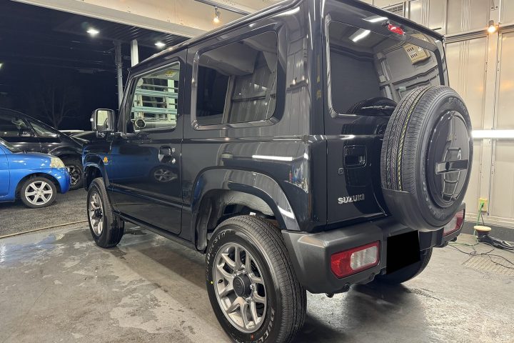 ジムニーの車コーティング施工後