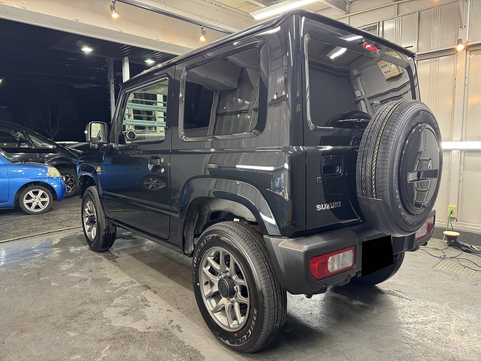 ジムニーの車コーティング施工後