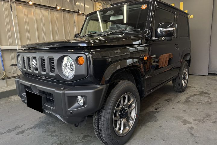 ジムニーの車コーティング施工前