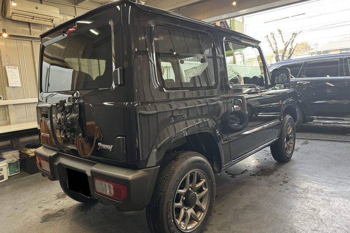 ジムニーの車コーティング施工前