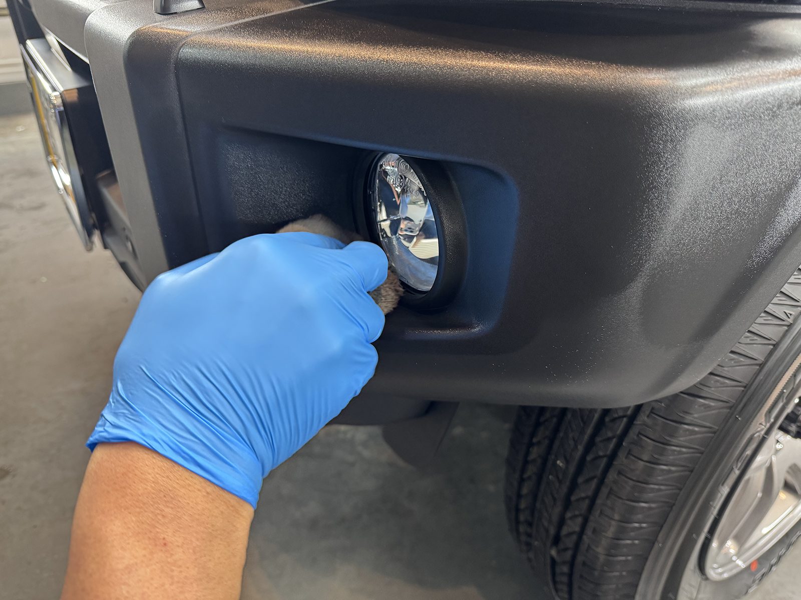 ジムニーの車コーティング塗布