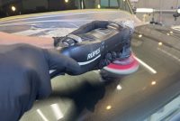 令和7年式ハスラーの車コーティングの磨き