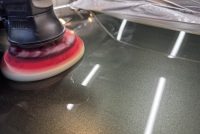 令和7年式ハスラーの車コーティングの磨き