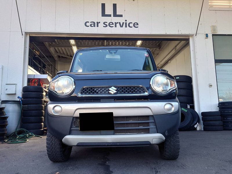 平成26年式のハスラーの正面