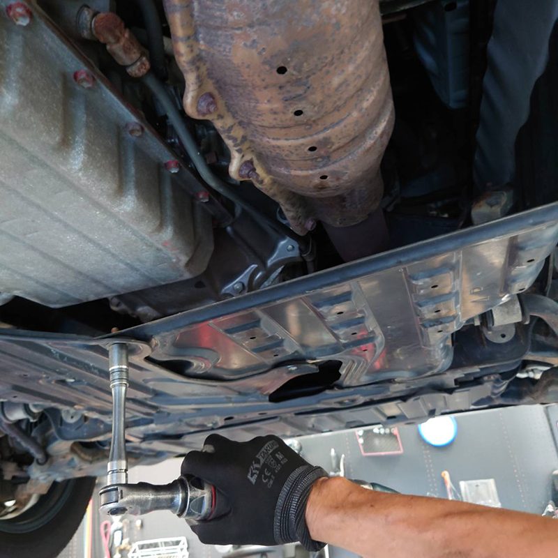 車検の下回り点検