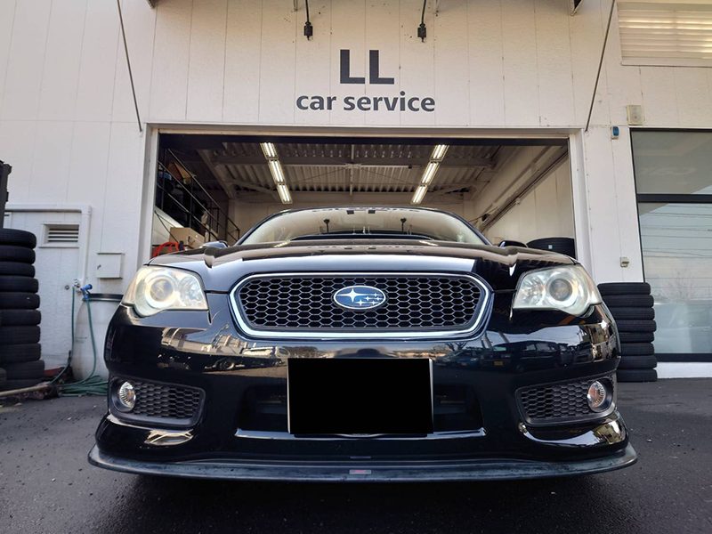 平成19年レガシィの正面