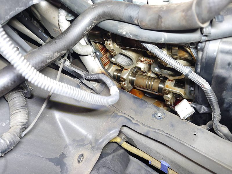 平成19年レガシィのサイドブレーキ調整