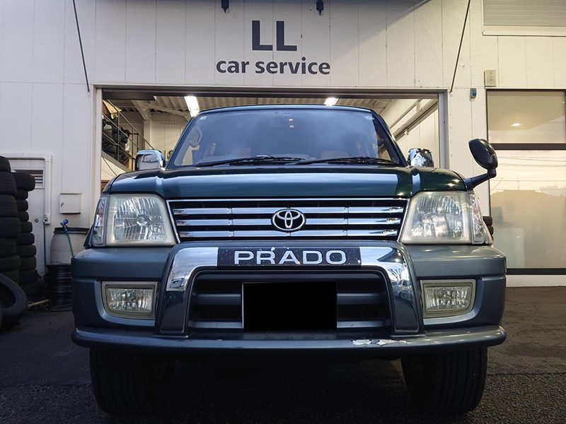 平成13年ランクルプラドの正面